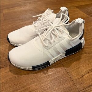 Adidas Women’s Cream and Black Sneakers